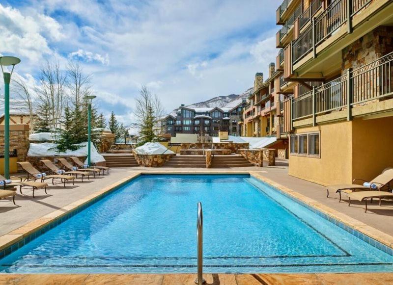 Luxury 4 Bedroom Penthouse In Lionshead Village With Rooftop Pool, Just A Short Walk To Gondola Vail Exterior foto